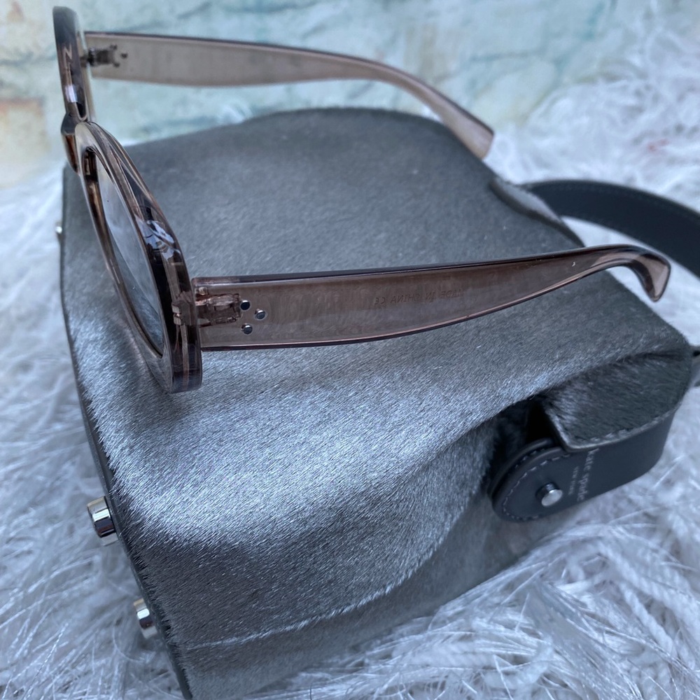 Anthropologie’s I-SEA Oval Smokey Gray Sunglasses - Picture 2 of 6